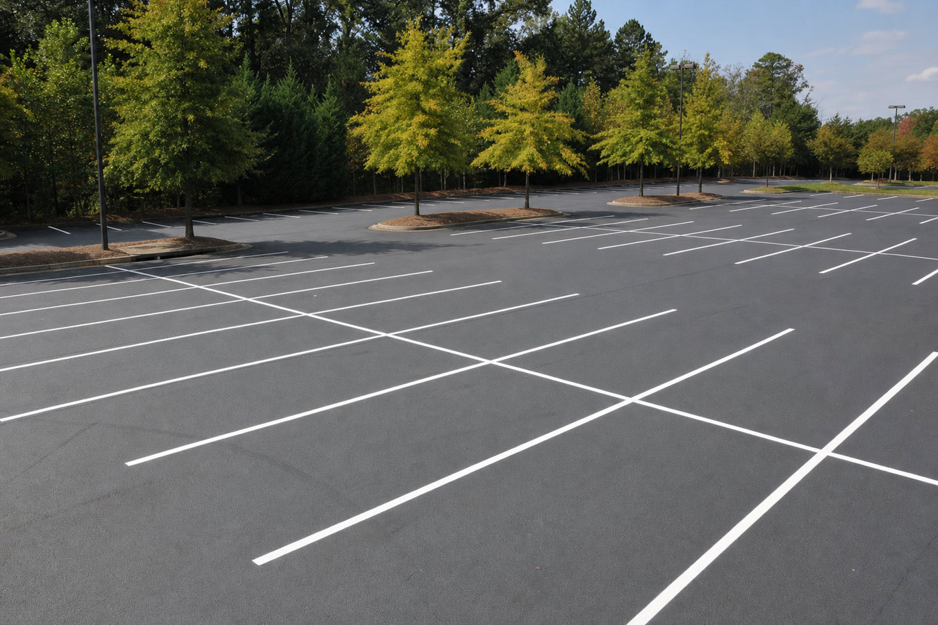 Parking lot maintenance